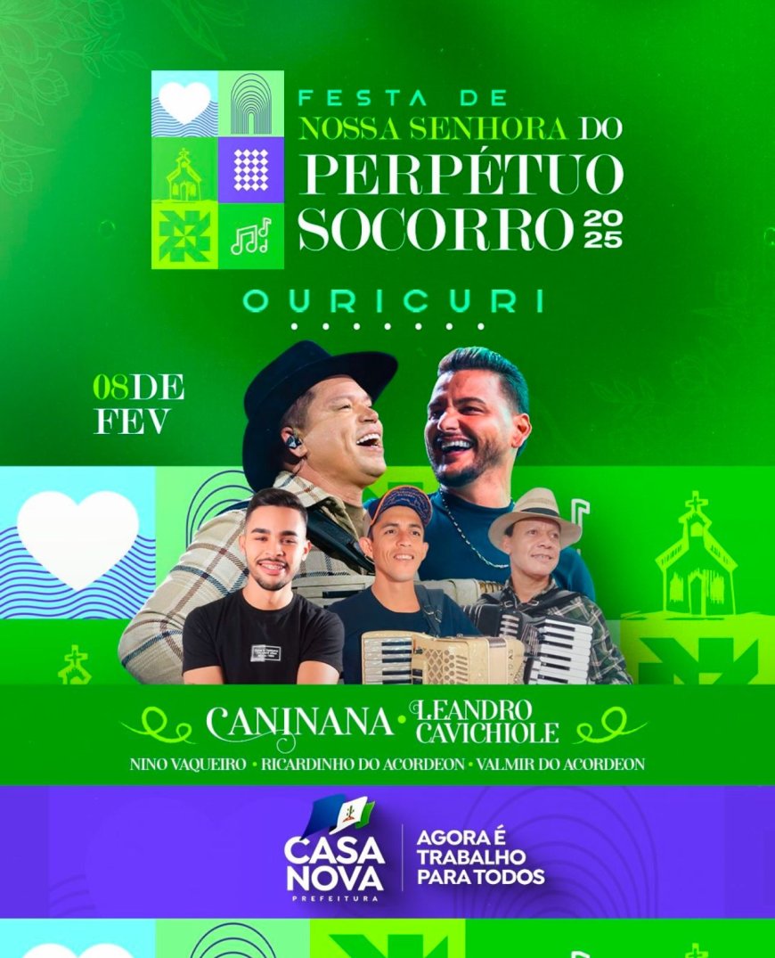 Festa de Nossa Senhora do Perpétuo Socorro acontece amanhã no povoado de Ouricuri, Casa Nova